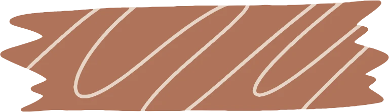 Abstract art with a brown background and white wavy lines, perfect for Little Dreamers.